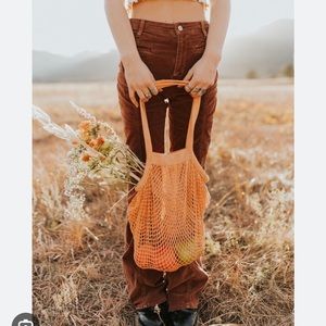 ❌SOLD ❌ Mesh Grocery Bag in Orange